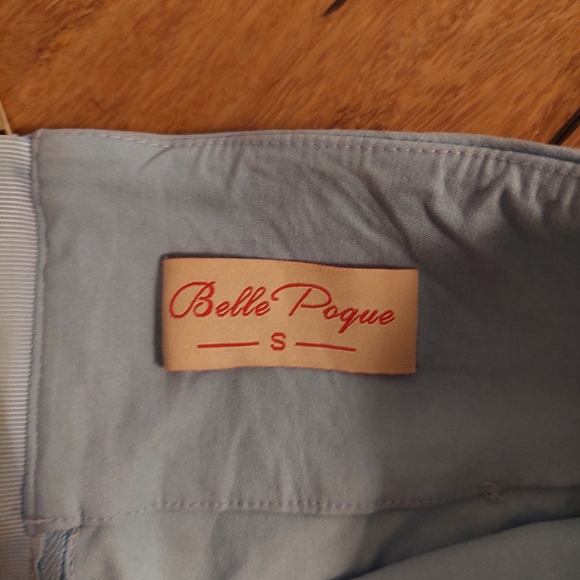 Small off shoulder light blue pinup dress by Belle Poque - Picture 5 of 5